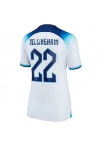 Fotbalové Dres Anglie Jude Bellingham #22 Dámské Domácí Oblečení MS 2022 Krátký Rukáv